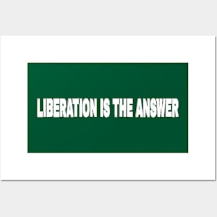 LIBERATION Is The Answer - Kwame Ture - Stokely Carmichael - Back Posters and Art